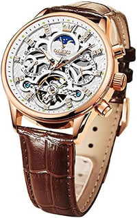 Brown Leather & White Face
