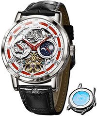 Brown Strap Blue Dial