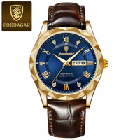Gold And Blue Face Belt Style