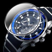 Rose Gold-Blue Dial